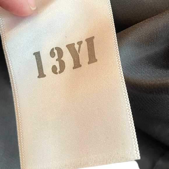 13YI Studios Womens Button-Up Cardigan Sweater Long Sleeve Pockets Size S Gray - Picture 7 of 8